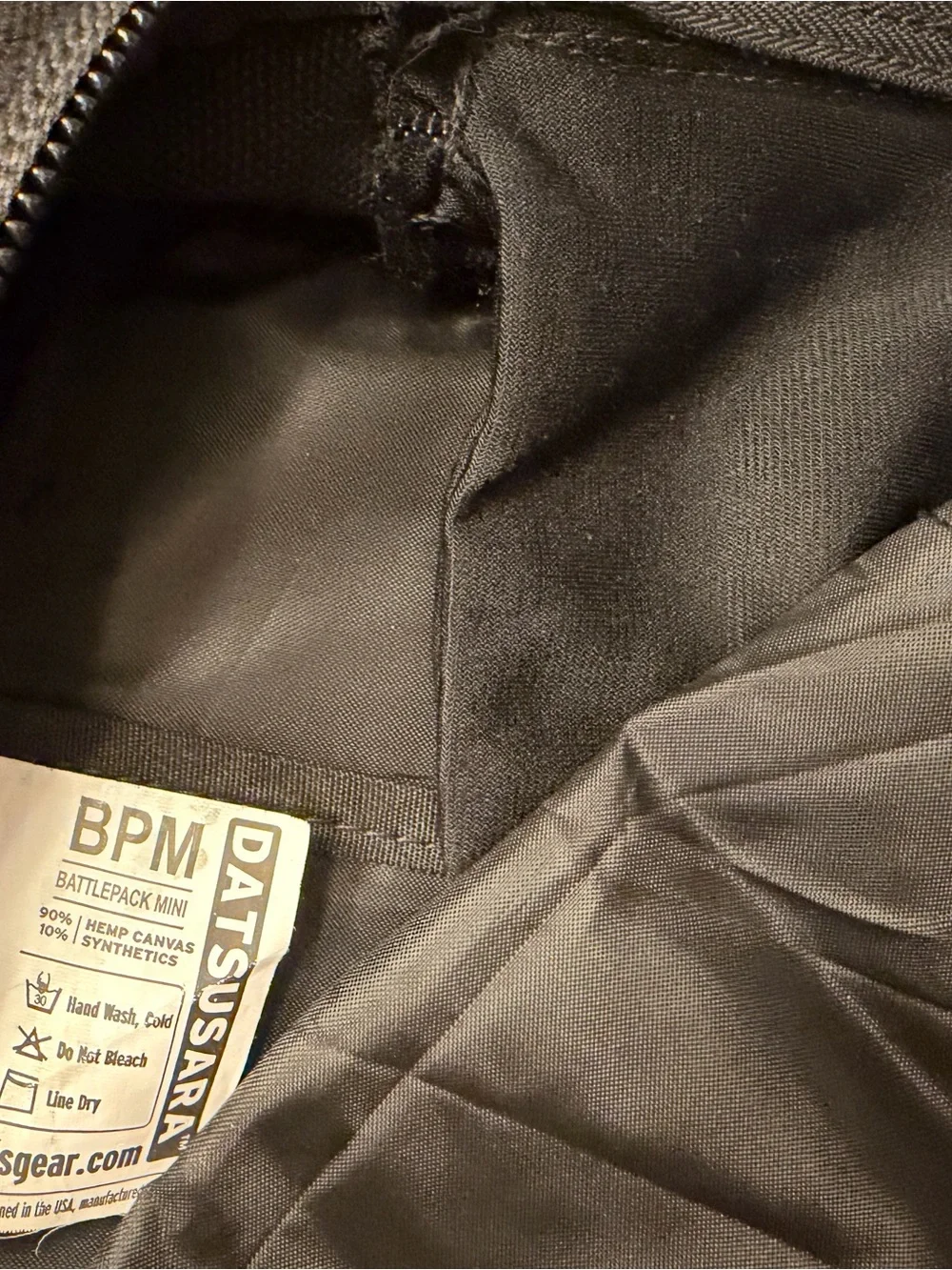Datsusara Black Battlepak 16L- new without tags